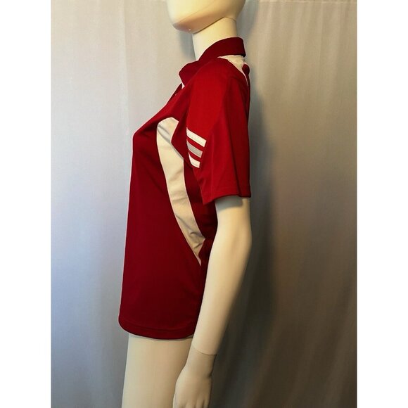 ADIDAS Men's Polo Shirt Red Short Sleeve Athletic S - Picture 7 of 9